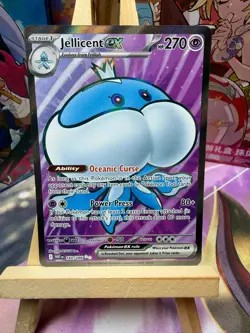 Jellicent ex 160/086 Ultra Rare White Flare Pokemon NM - Image 1