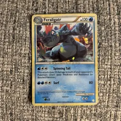 Feraligatr 20/123 HeartGold & SoulSilver Cracked Ice Holo Pokemon 2010 - Image 1
