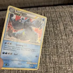 Feraligatr 20/123 HeartGold & SoulSilver Cracked Ice Holo Pokemon 2010 - Image 2