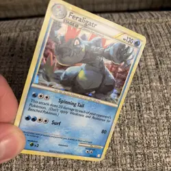 Feraligatr 20/123 HeartGold & SoulSilver Cracked Ice Holo Pokemon 2010 - Image 4