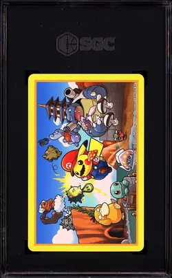 Pokemon Poker 2016 Mario & Luigi Pikachu King Of Hearts SGC 9 - Image 2