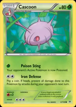 Cascoon full art custom painting by JWindArt ACEO custom Pokemon TCG - Image 2