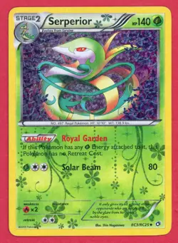 Serperior RC3/RC25 Holo Legendary Treasures: Radiant Collection Pokemon Holo HP - Image 1