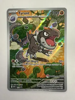 Pokemon ~ Tyrunt #70 ~ Perfect Order ~ Pokemon Center ~ Black Star Promo - Image 1