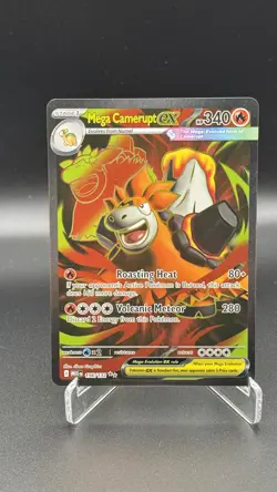2025 Pokemon Mega Evolution Mega Camerupt ex 156/132 NM - Image 1