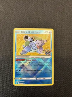 Set of 3 Pokemon Go Radiant Venusaur/Charizard/Blastoise Holo Rare Pokemon TCG - Image 4