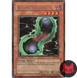 Yugioh Double Coston AST-078 Rare 1st Edition MP - Image 1