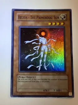 Helios The Primordial Sun WC6-EN002 Foil Super Rare Unlimited - Image 1
