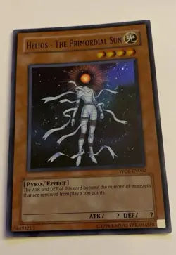 Helios The Primordial Sun WC6-EN002 Foil Super Rare Unlimited - Image 3