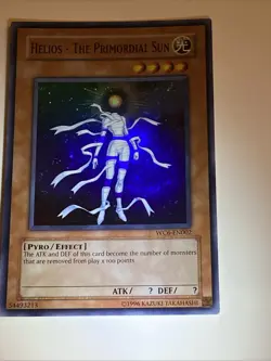 Helios The Primordial Sun WC6-EN002 Foil Super Rare Unlimited - Image 5