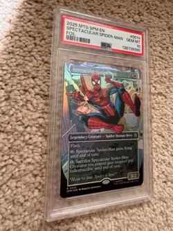 Spectacular Spider-Man Magic the Gathering 2025 Card PSA 10 Foil - Image 2