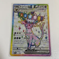 Pokemon Card Espeon ex SVP 175 Black Star Promo Prismatic Evolutions Near Mint - Image 2