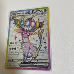 Pokemon Card Espeon ex SVP 175 Black Star Promo Prismatic Evolutions Near Mint - Image 3