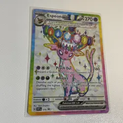 Pokemon Card Espeon ex SVP 175 Black Star Promo Prismatic Evolutions Near Mint - Image 4