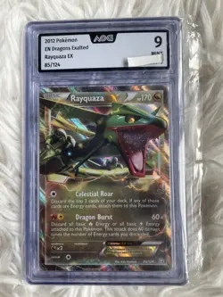 Pokemon Rayquaza EX Holo English 85/124 Dragons Exalted AOG 9 Mint - Image 1