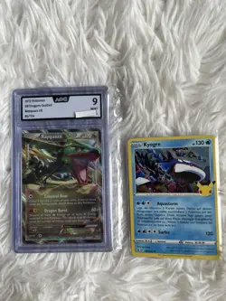 Pokemon Rayquaza EX Holo English 85/124 Dragons Exalted AOG 9 Mint - Image 3
