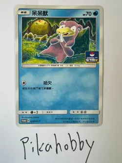 Slowpoke 023/SM-P Pokemon T Chinese Promo Card Pokemon TCG GYM Promo Card - Image 1