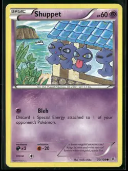 Shuppet 30/108 Common Roaring Skies Pokemon Moderately Played - Image 1