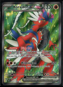 Koraidon ex 231/198 Scarlet & Violet Ultra Rare Pokemon - Image 1
