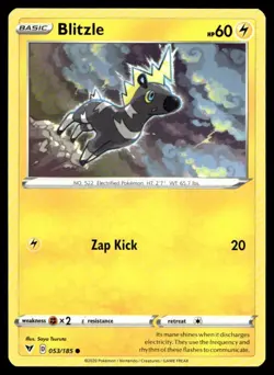 Blitzle - SWSH Vivid Voltage 053/185 MP Pokemon TCG | Buy 10 Get 10 Free - Image 1