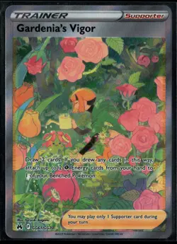 Gardenia's Vigor GG61/GG70 Crown Zenith Galarian Gallery Rare Ultra Pokemon - Image 1