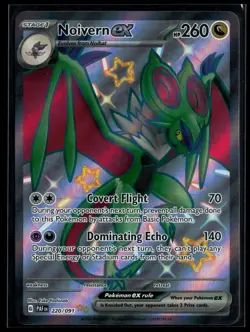 Noivern ex 220/091 Paldean Fates Shiny Ultra Rare Pokemon - Image 1