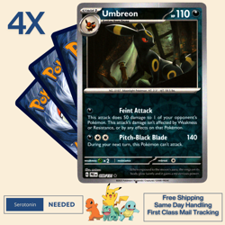 [4x Playset] Umbreon 59/131 [x4] - [REVERSE HOLO] Prismatic - Pokemon TCG - NM - Image 1