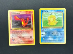 Pokemon Team Rocket: Charmander and Psyduck Pack Fresh 1st Editiion - Image 1