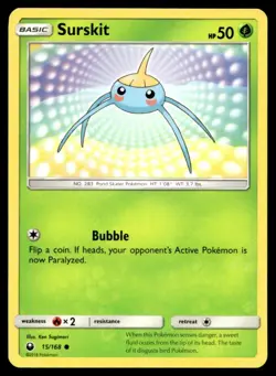 Surskit SM - Celestial Storm 15/168 MP Pokemon TCG | Buy 10 Get 10 Free - Image 1