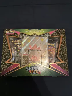 Pokemon TCG: Shining Fates Shiny Eldegoss V Collection - Sealed - Image 1
