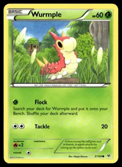 Wurmple XY - Roaring Skies 3/108 MP Pokemon TCG | Buy 10 Get 10 Free - Image 1