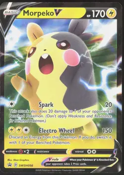 Sword & Shield Promo Morpeko V SWSH056 Holo Promo Pokemon NM/M - Image 1
