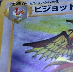 1997 POKEMON JAPANESE JUNGLE SET HOLO RARE PIDGEOT #018 LIGHTLY PLAYED - Image 3