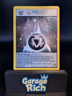 Metal Energy Holo 19/111 Swirl - Neo Genesis Pokemon TCG Vintage MP/LP - Image 1