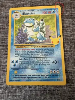 Blastoise 2/102 Classic Collection Celebrations: Classic Collection Pokemon - Image 1