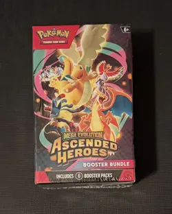 Pokemon TCG- Mega Evolution Ascended Heroes Booster Bundle SEALED - Image 1