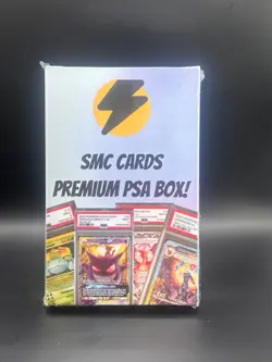 Premium Mystery PSA Box 🔥 Guaranteed PSA Pokemon Slab! 🟢🔴⚪🟡 Grade 9 or 10! - Image 1