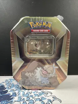 Pokemon Slaking Tin 3 Booster Packs NEW FACTORY SEALED! - Image 1