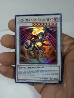 1x (LP) Red Dragon Archfiend - LC5D-EN069 - 1st Holo 1996 YuGiOh - Image 1