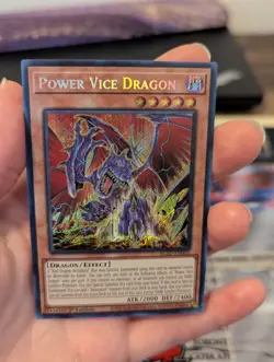 Power Vice Dragon-BLZD-EN002- Secret Rare-1st Edition-Yugioh! - Image 3