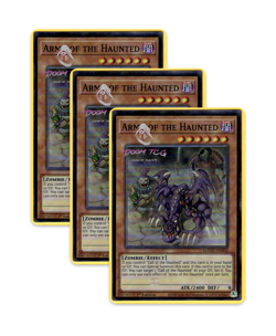 Yugioh! Army of the Haunted MZMU-EN002 (SR) 1st Ed 3x - Image 1