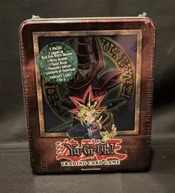 2003 Yugioh Collector Tin, Yugi/Dark Magician, MINT!, Fact Sealed &Case Fresh D7 - Image 1