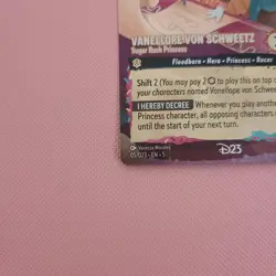 Disney Lorcana D23 Promo - Vanellope Von Schweetz Sugar Rush Princess - 05/D23 - Image 5