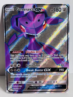 Genesect GX - 204/214 - Full Art Ultra Rare - Lost Thunder -- Pokemon Card - Image 1