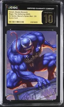 Venom, Deadly Devourer MTG Art Series: Marvel’s Spider-Man - 2/6 CGC Pristine 10 - Image 1