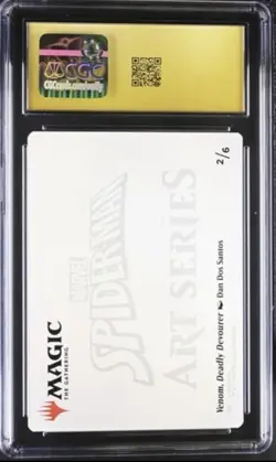 Venom, Deadly Devourer MTG Art Series: Marvel’s Spider-Man - 2/6 CGC Pristine 10 - Image 2