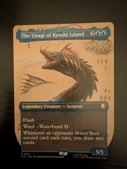 The Unagi of Kyoshi Island Borderless MTG Avatar: The Last Airbender 319 R NM - Image 1