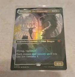 Silverquill, the Disputant Borderless FOIL Secrets of Strixhaven MTG MINT 🔥 - Image 1