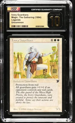 IVORY GUARDIANS Legends CGC Pristine 10 MTG [Nostalgium] - Image 1