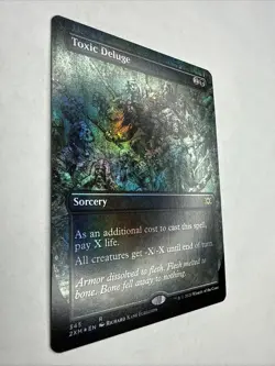 Toxic Deluge (Borderless) Double Masters Foil Never Played NM - Image 2
